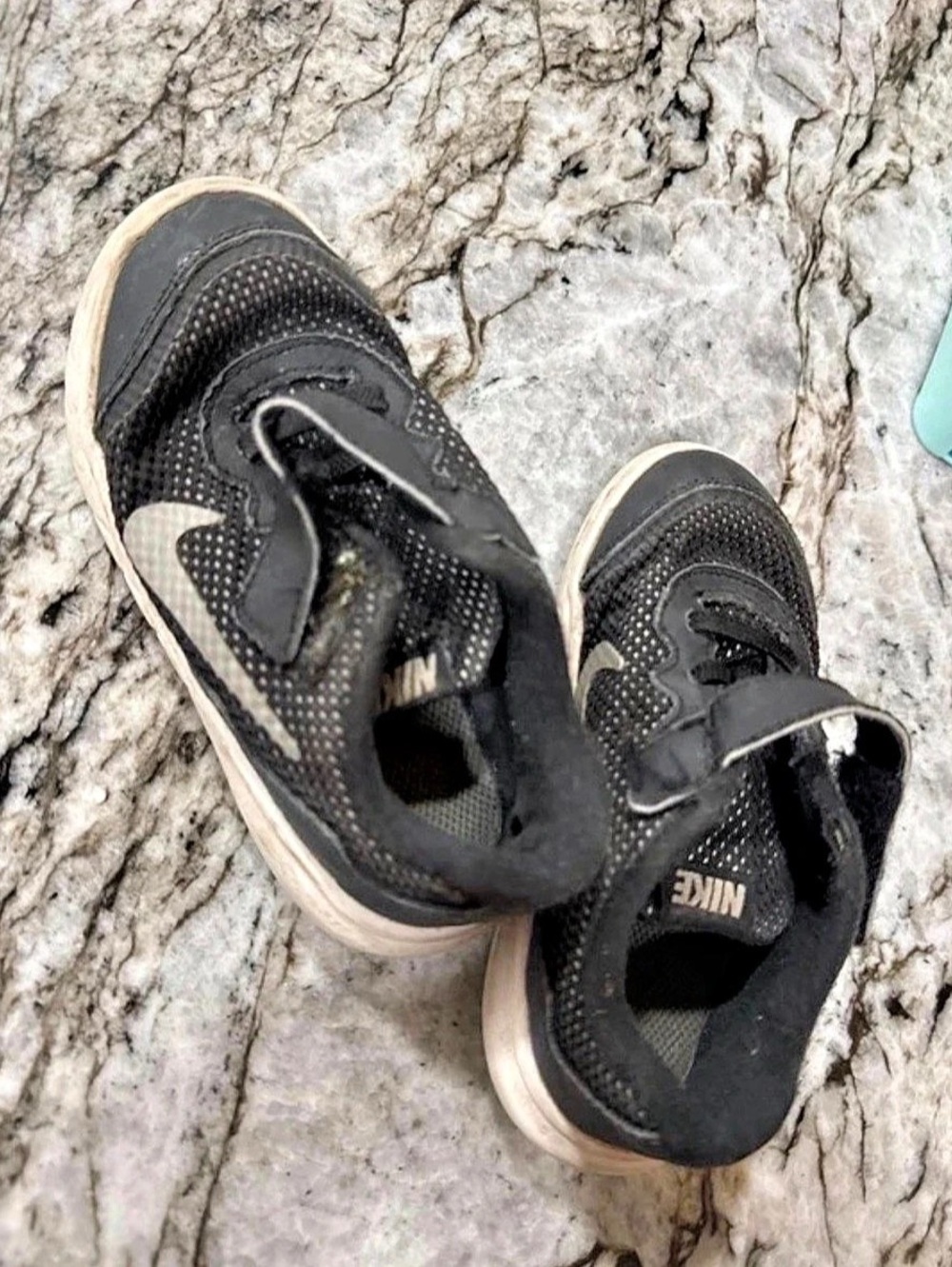 Nike Kids Black & White Sneakers